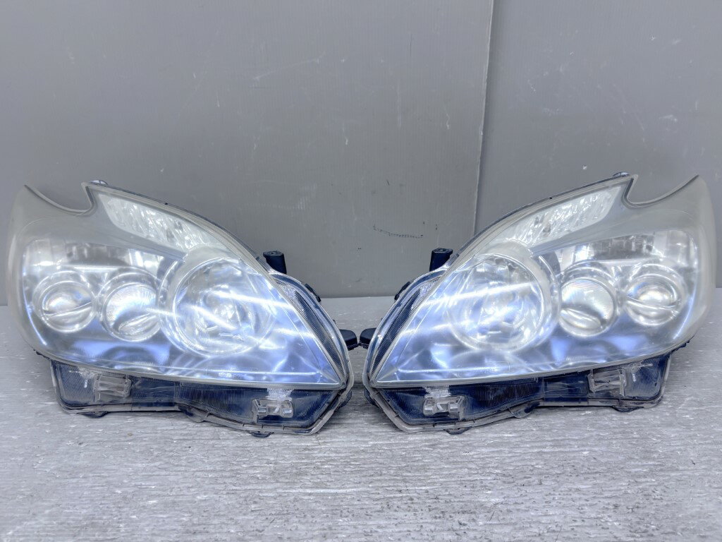 Rakuten - プリウス S LEDエディション 前期(ZVW30) 純正 コイト 破損無 動作保証 ヘッドライト LED レベ付 左右セット ヘッドランプ 47-30 p061679 中古20260331