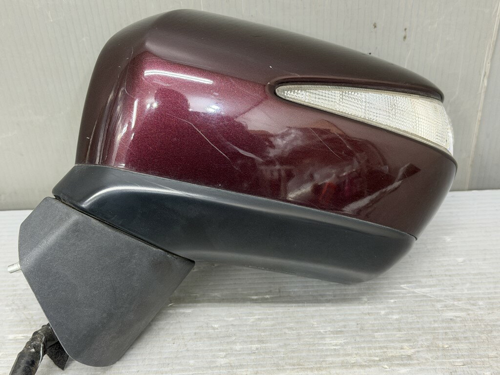 オデッセイ M (RB3) 純正 破損無 動作保証 左ドアミラー ウィンカー ヒーター 電格 6P+2P 6ピン+2ピン RP43P サイドミラー p061887 中古20260410