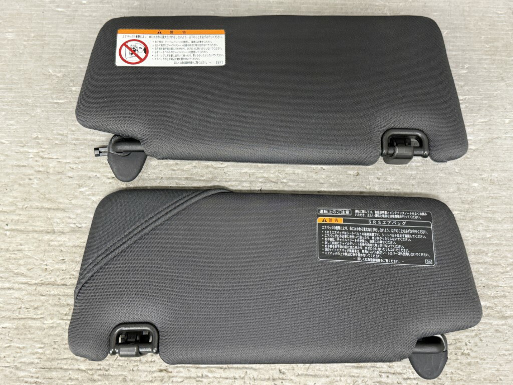 レガシィ ツーリングワゴン ブリッツェン C型 (BP5 BP5CSEV 22H) 純正 破損無 動作保証 サンバイザー バニティミラー 照明付 左右セット 日除け LA11 p061897 中古20260410
