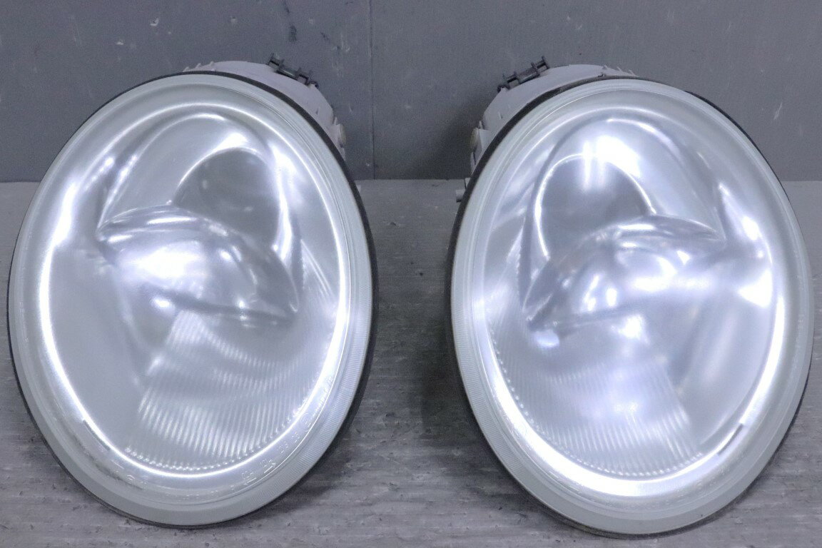 乐天商城 - VW ニュービートル 前期(9CAZJ 9C) 純正 AL 破損無 動作保証 ヘッドライト ハロゲン 左右セット ヘッドランプ p061877 中古20260410