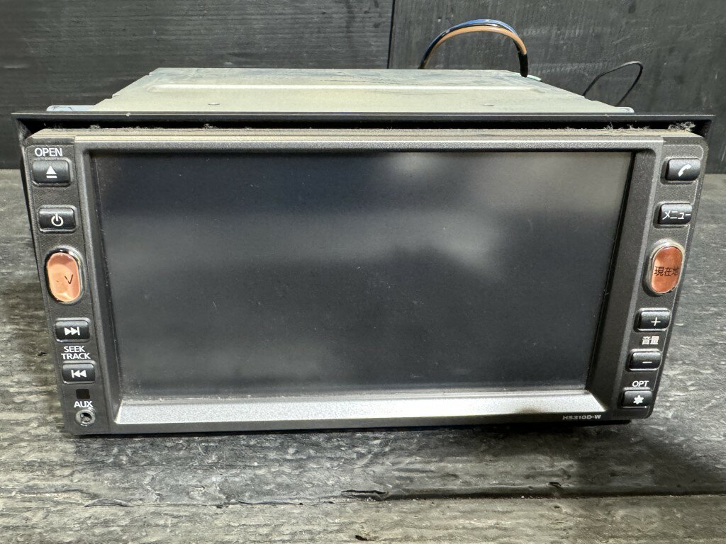 日産 キューブ 15X 前期(Z12) 純正 SONY ソニー 破損無 動作保証 ナビ カーナビ ナビモニター HS310D-W p061981 中古20260413