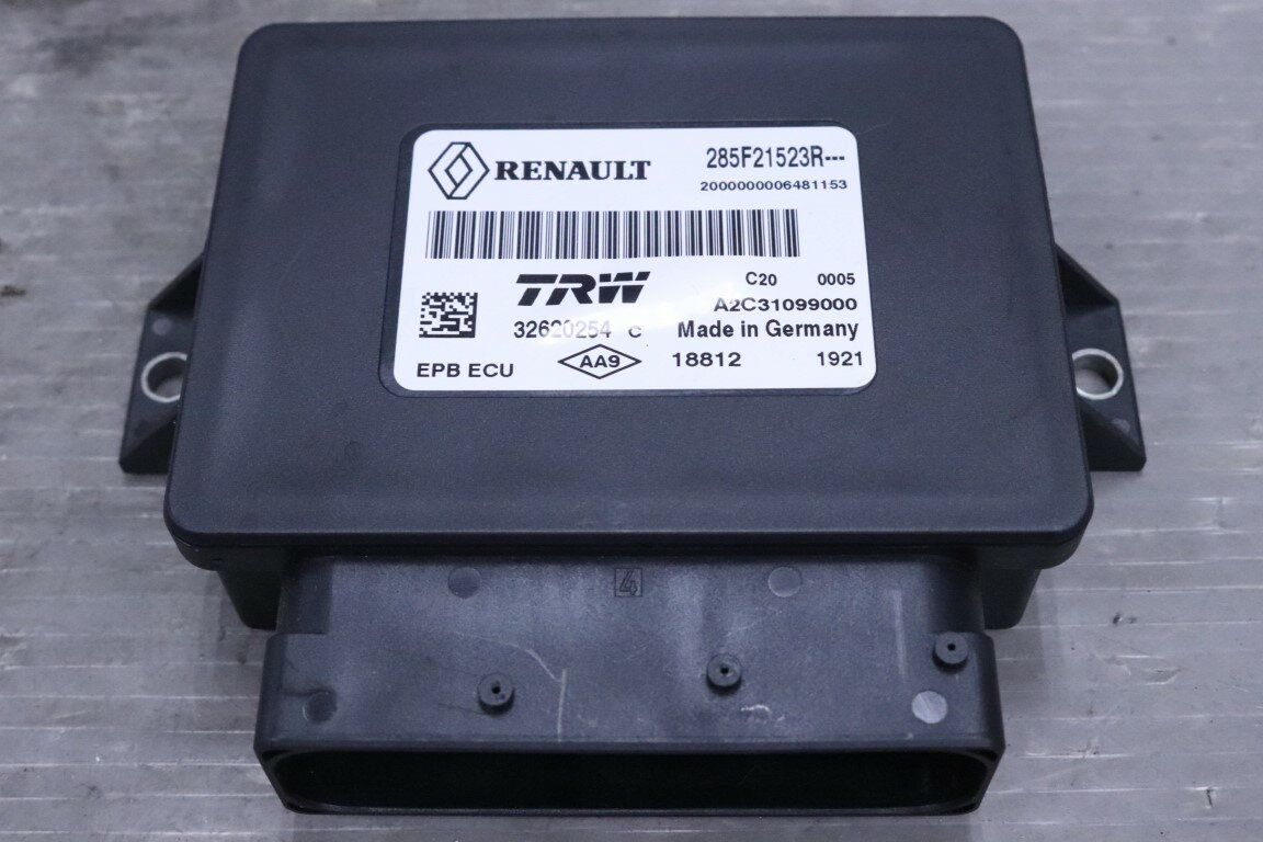 ルノー メガーヌ エステート GTライン (KZM4R) 純正 破損無 電動パーキングブレーキ 制御ユニット EPB ECU 285F21523R p062035 中古20260414
