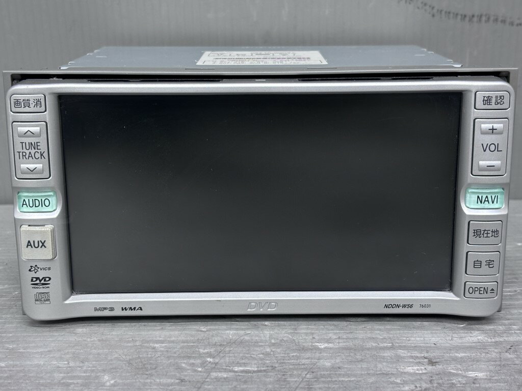 トヨタ bB 前期(NCP31) 純正 Matsushita DVDナビ カーナビ ナビユニット 地図2013年 NDDN-W56 p062069 中古20260416