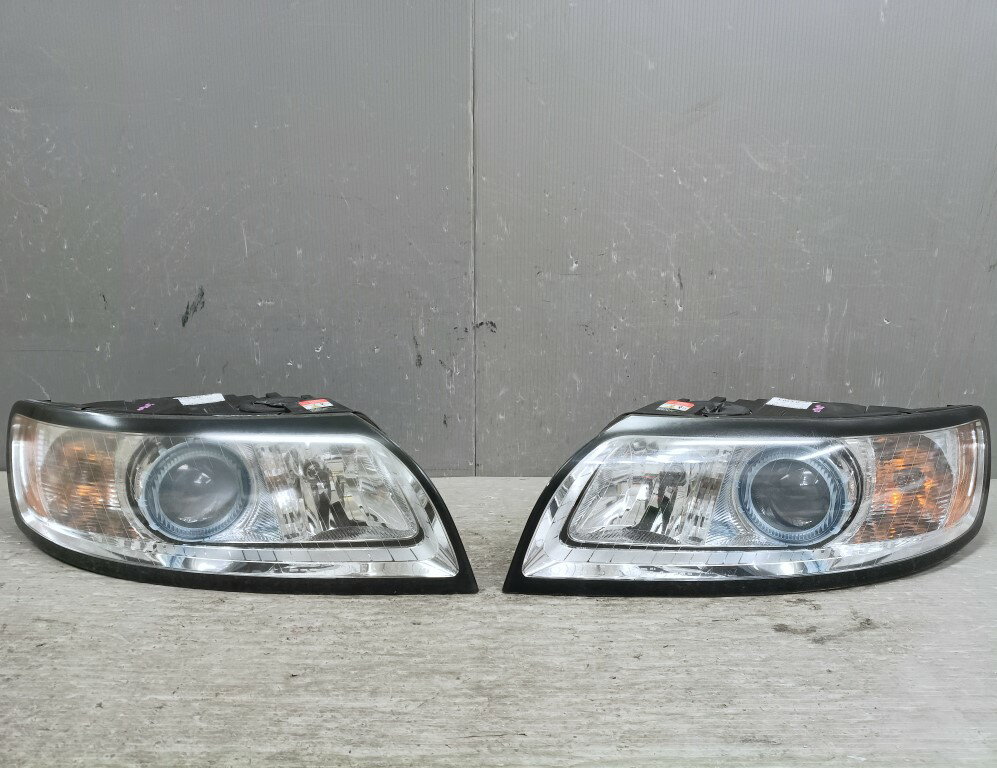 ボルボ V50 MB(MB) 純正 破損無 動作保証 ヘッドライト HID バラスト レベ付 キセノン 左右セット ヘッドランプ p062147 中古20260420