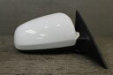 アウディ A3 右ハンドル 中期(8P) 純正 右 ドアミラー 電格 9P 白 ホワイト 010754 p033254 中古20230516