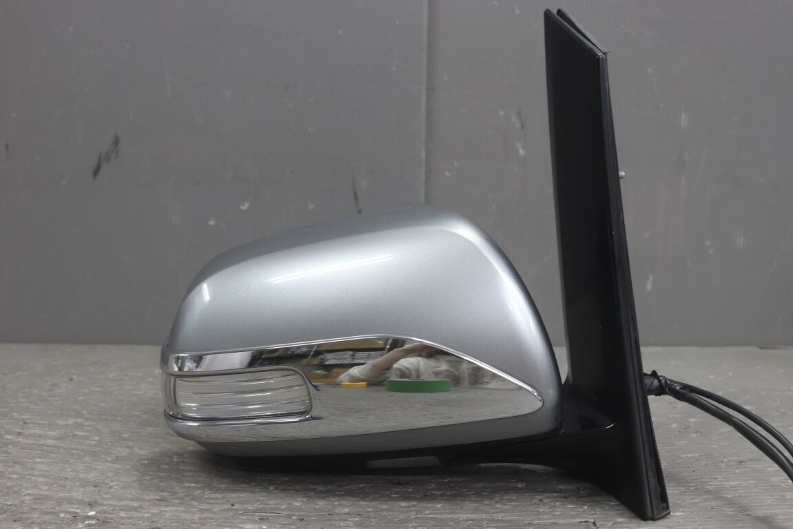 Rakuten - トヨタ 20 アルファード 240S 前期(ANH20) 純正 破損無 動作保証 右 ドアミラー 電格 7P+2P 7ピン+2ピン ウィンカー ウェルカムランプ付 メッキカバー 1E4 サイドミラー p055124 中古20250517