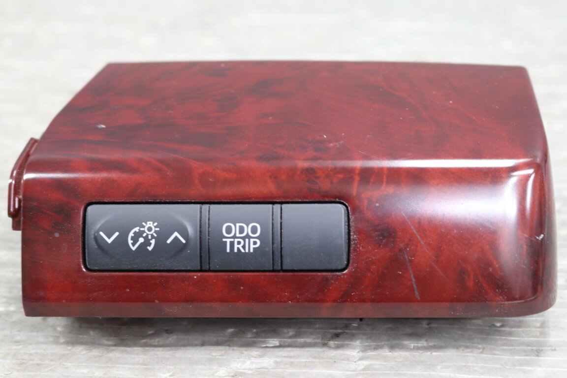 トヨタ ヴェルファイア 3.5Z Gエディション 前期(GGH20) 純正 破損無 オドスイッチ 木目調付 84975-58020 p055497 中古20250530