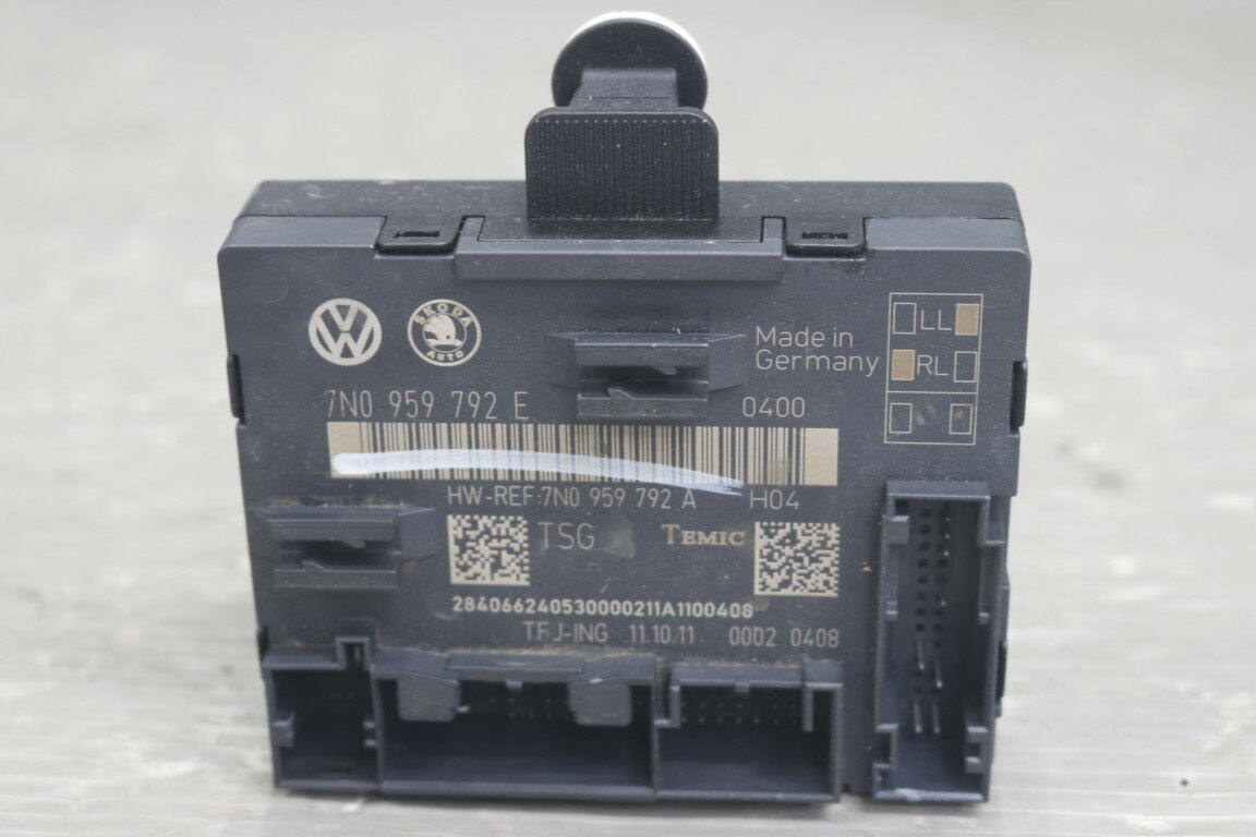乐天商城 - VW シャラン(7NCAV 7N) 純正 破損無 左後 ドアコントロールユニット 左リア 7N0 959 792 E p055543 中古20250602