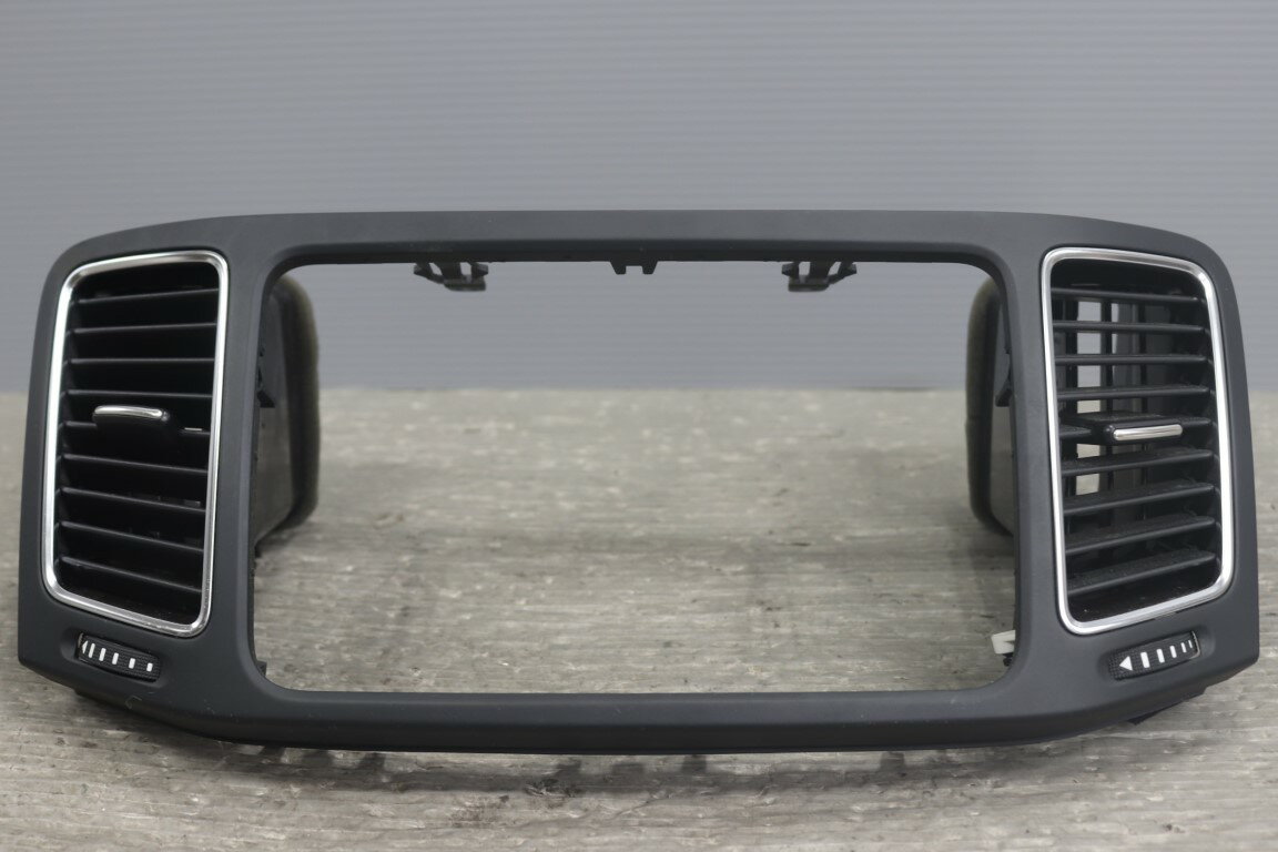 VW シャラン 右H(7NCAV 7N) 純正 破損無 センターオーディオパネル エアコン吹出口付 ナビパネル 7N0 8..