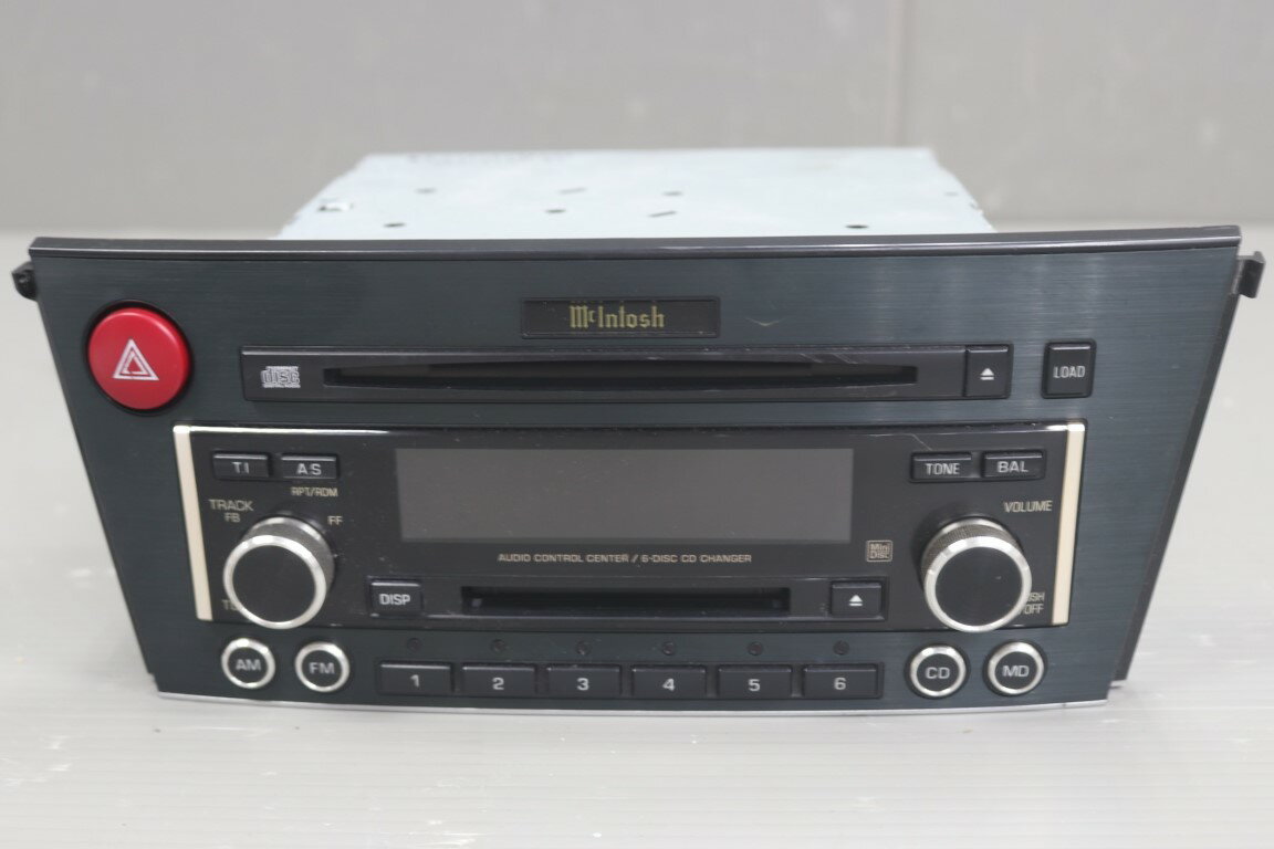 スバル レガシィ ツーリングワゴン 2.0GT SpecB ターボ 5型(BP5 BP5B5CV) Mclntosh オーディオデッキ C..