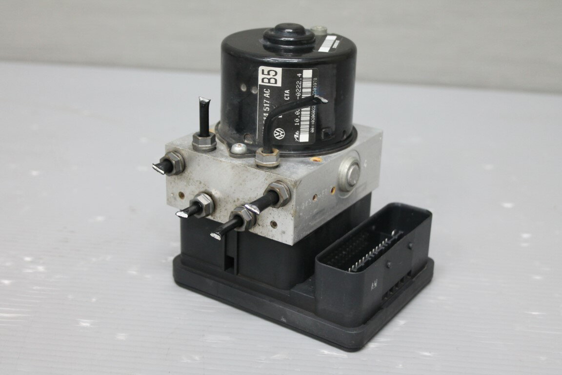 VW ゴルフ トゥーラン 右H(1TCAV) 純正 Ate 破損無 動作保証 ABSアクチュエーター 1K0 614 517AC p0560..