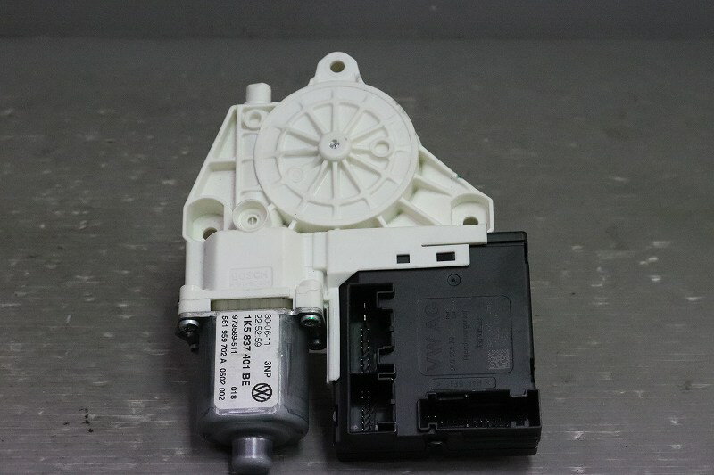 VW ゴルフ6 ヴァリアント TSI 右ハンドル(1KCAX 1KCAX 1K 5K) 純正 brose 破損無 取付OK 動作保証 左 リア ドア レギュレーター モーター 左後 1K5 837 401 BE 0130 822 229 p036358 中古20230803(2)