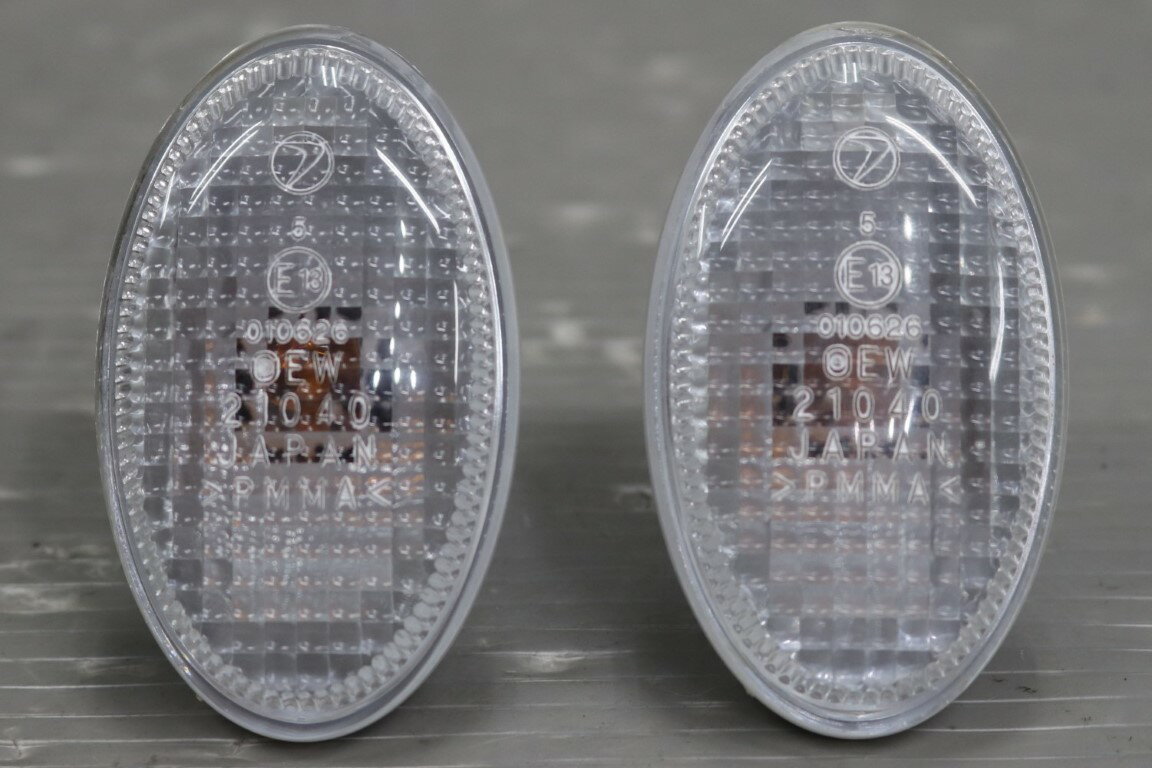 スバル プレオ Fタイプ S(RA1) 純正 破損無 動作保証 サイドマーカー 左右セット 21040 p057051 中古20250802