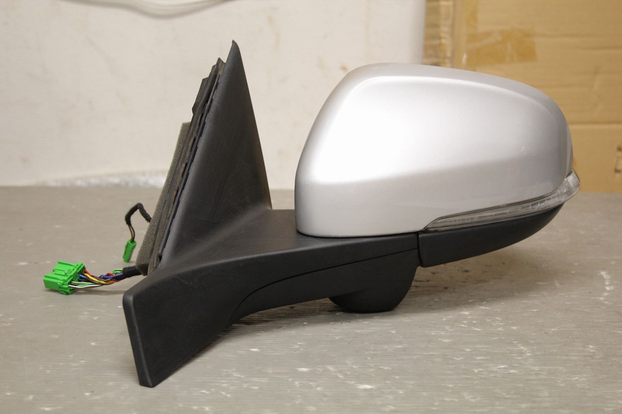 ボルボ V70 T4 右H(BB4164T) 純正 左 ドアミラー 電格 16P＋2P ウィンカー ウェルカムランプカメラ ミラーバイザー 31298851 p049099 中古20241012