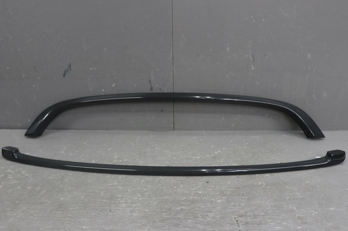 乐天商城 - BMW MINI ミニ クラブマン クーパーS 右H(R55 MM16) 純正 カーボン調モール ボンネット側 グリル側 上下 p058141 中古20250926