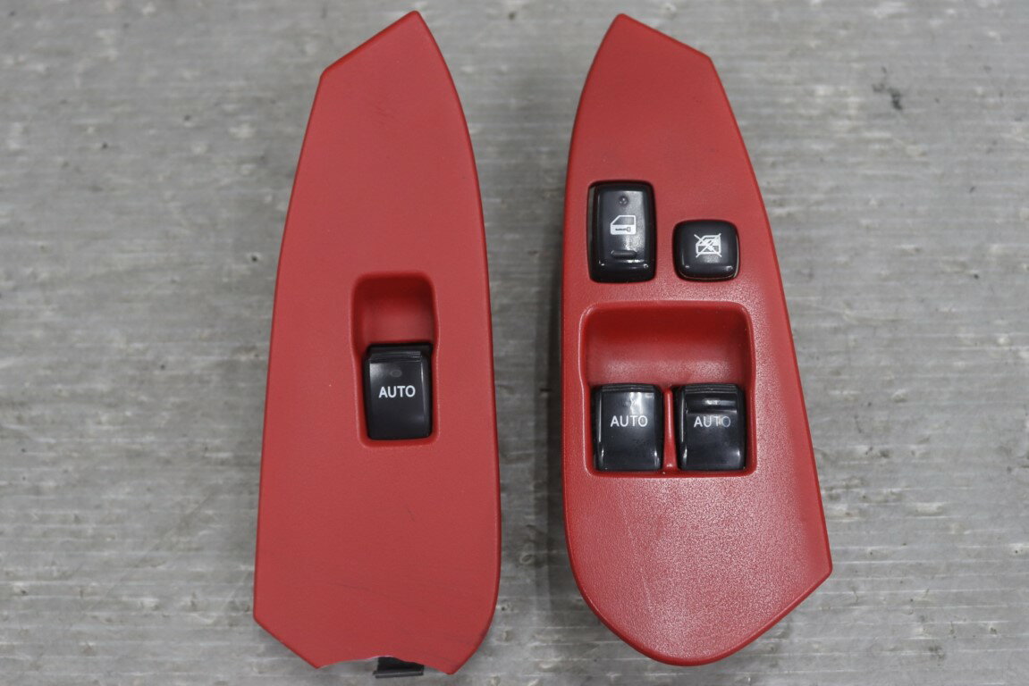 トヨタ ソアラ 430SCV Noble Color エディション 前期(UZZ40) 純正 パワーウィンドウスイッチ ベゼル付 1台分セット 運転席 助手席 84040-24030 p058362 中古20251010