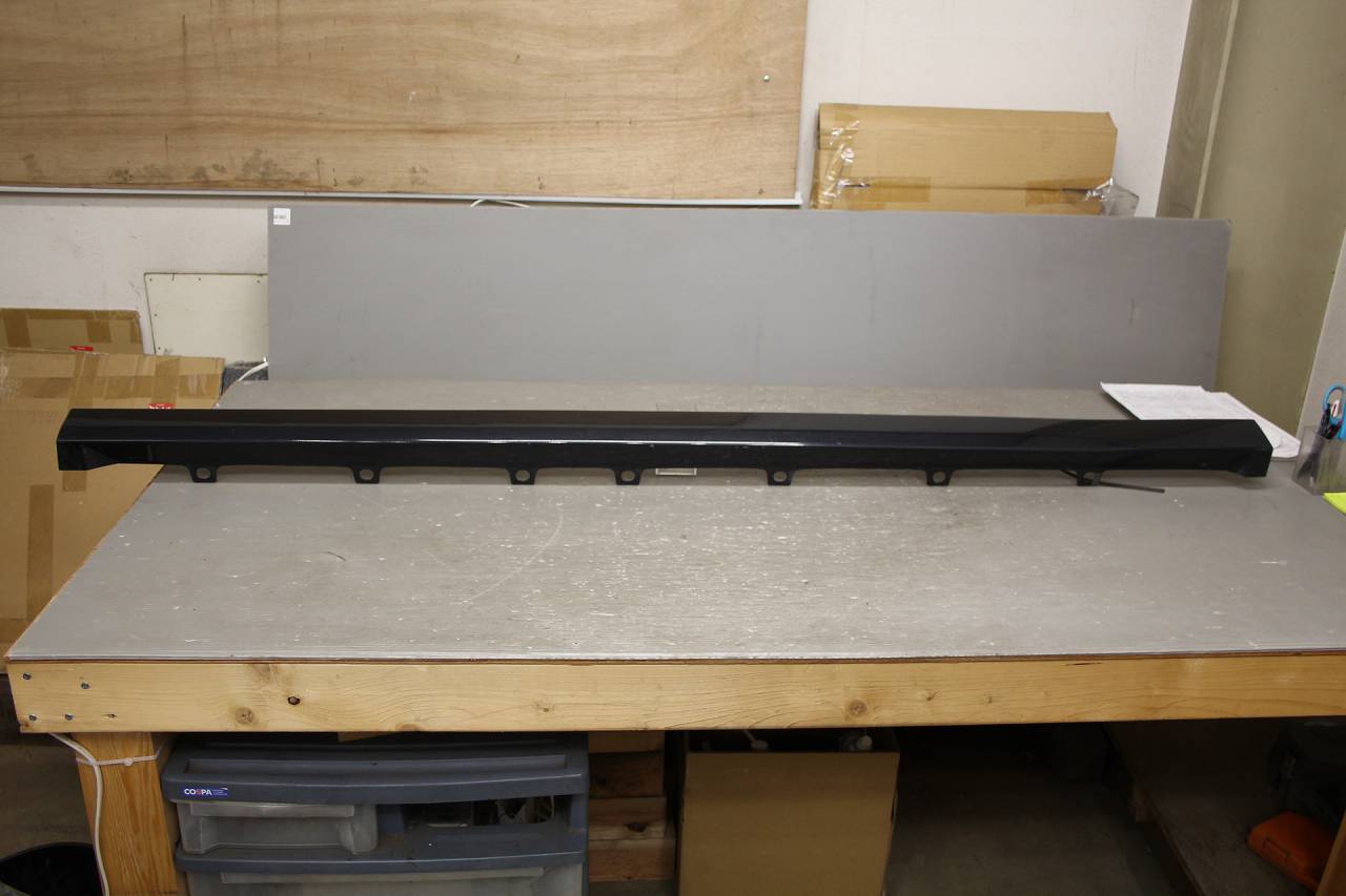 ワゴンR スティングレー ターボ 3型(MH34S) 純正 右 サイドスポイラー ZJ3 サイドステップ ブルーイッ..