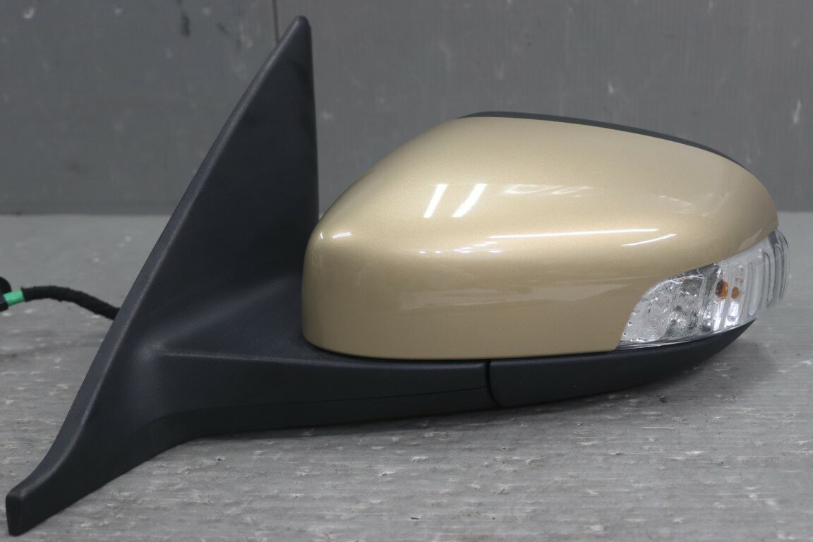 ボルボ V50 2.4(MB5244) 純正 左ドアミラー ウィンカー ウェルカムランプ付 電格 10P 10ピン ゴールド..