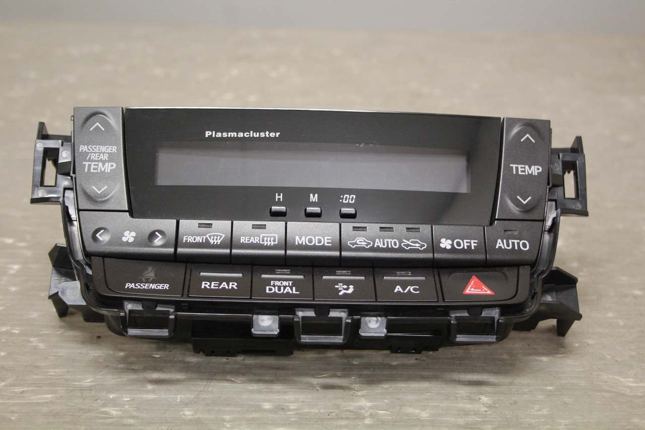 アルファード 350S Cパッケージ 前期(GGH20 GGH25 GGH20 ANH20 ANH25) 純正 デンソー 破損無 動作保証 エアコンスイッチパネル ACスイッチ 55900-58290 146570-6253 p049612 中古20241029