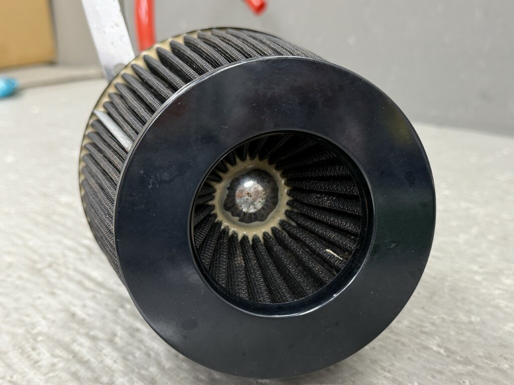 スカイライン 350GT プレミアムクーペ (CPV35 V35) エアクリーナー インテークパイプ 汎用 キノコ エアクリ 社外 メーカー不明 p058644 中古20251021