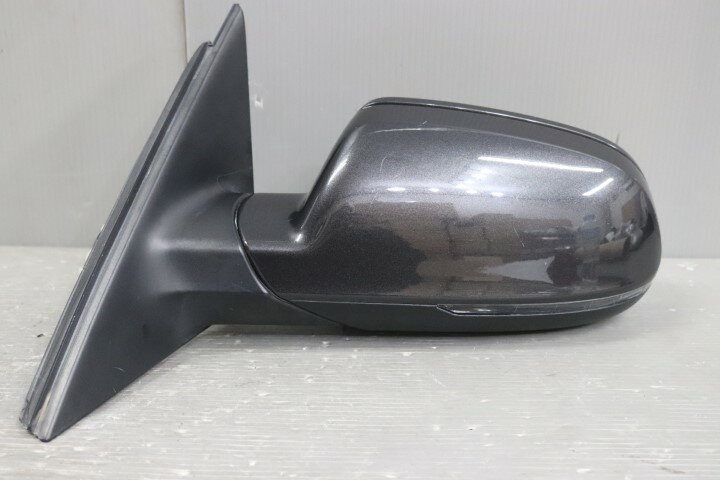 アウディ A4 セダン 2.0 TFSL クワトロ(8KCDNF 8K) 純正 破損無 動作保証 左 ドアミラー 電格 10P＋2P 10ピン＋2ピン ウィンカー ヒーター付 黒系 左ミラー p049855 中古20241115