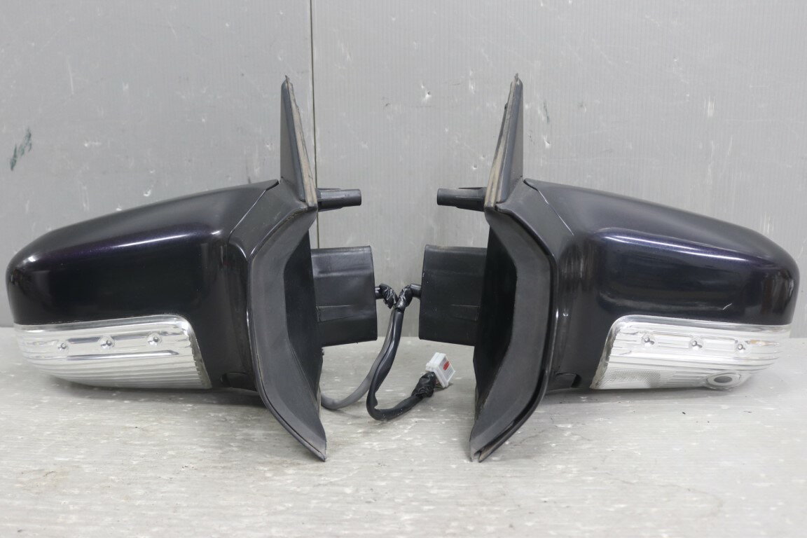 エルグランド ライダーS 中期(E51) 純正 ドアミラー ウィンカー カメラ ウェルカムランプ 電格 右7p 左..