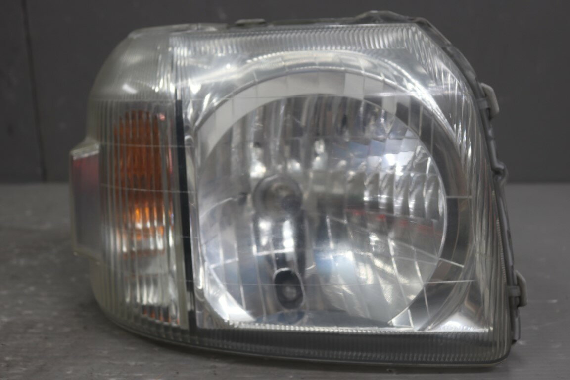 ホンダ バモス G 後期(HM2) 純正 コイト 破損無 右 ハロゲン ヘッドライト ヘッドランプ 100-22630 p05..