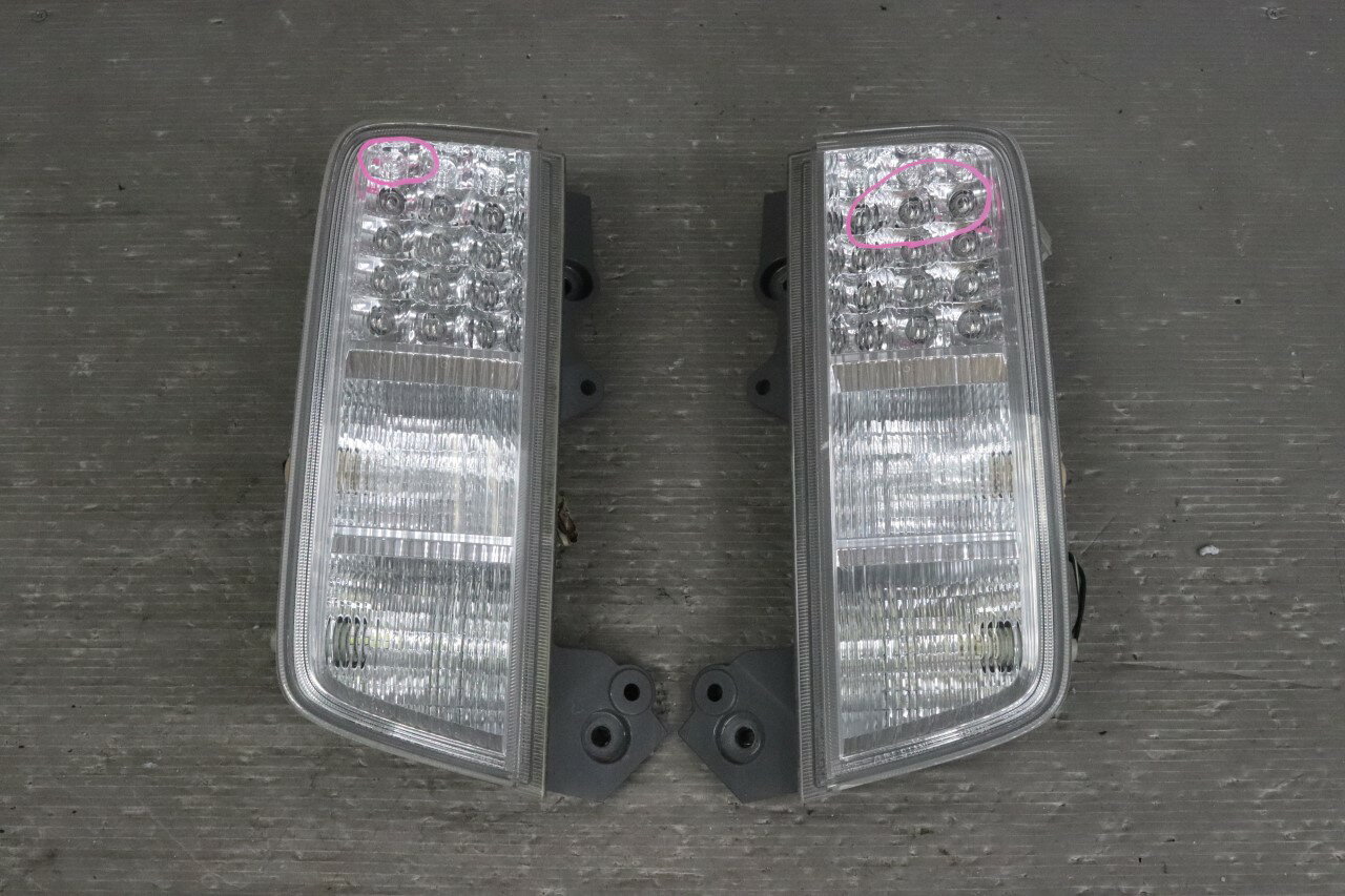 エルグランド オーテック ライダー 前期(PE52 E52) 純正 スタンレー 破損無 動作保証 テールランプ LED全点灯OK 左右セット テールライト P8960 p050589 中古20241202