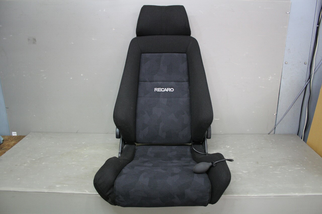 マーチ 15G 後期(YK12) 社外 動作保証 レカロ エルゴメドD ブラック（351）汎用ランバーサポート付 底4点止め 81-012.00.755-0 p059411 中古20251122