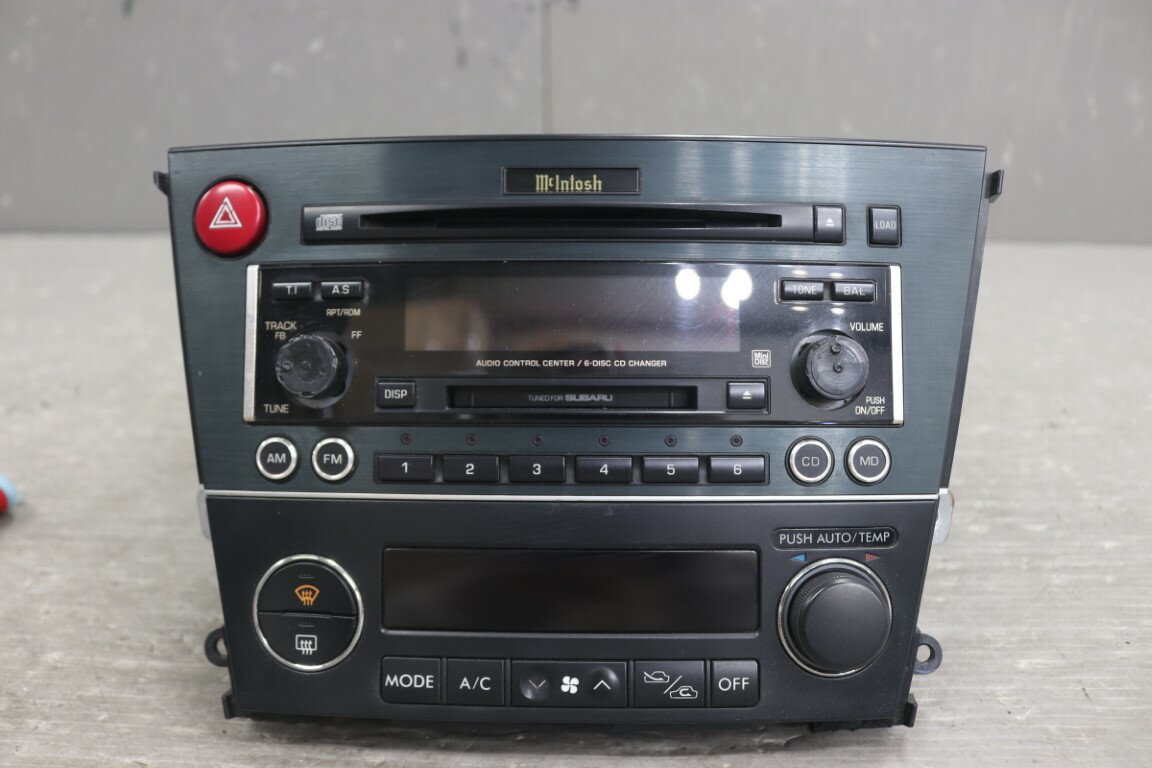 スバル レガシィ ツーリングワゴン(BP5 BP5A5GD) Mclntosh オーディオデッキ CDチェンジャー ACスイッチ PF-40621 p059419