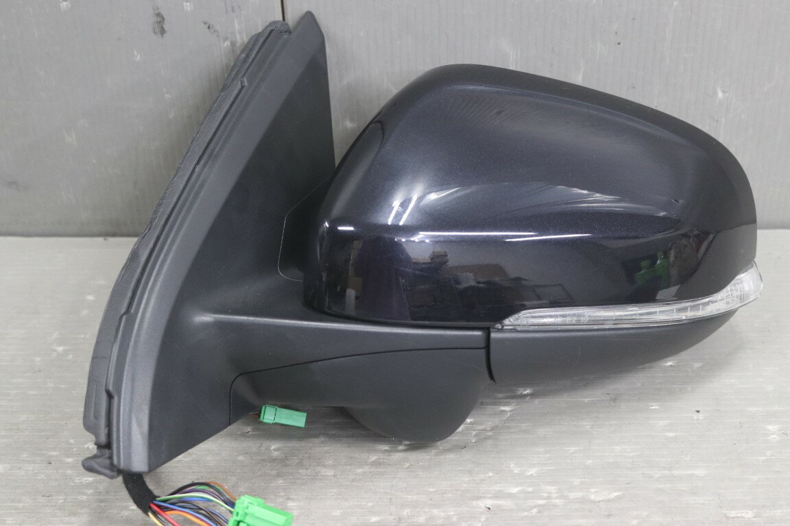 ボルボ V60 T4 右H(FB4164T) 純正 破損無 動作保証 左ドアミラー 電格 16P＋2P 16ピン＋2ピン ウィンカー ウェルカムランプ BLISセンサー付 ブラック系 サイドミラー p059447 中古20251126