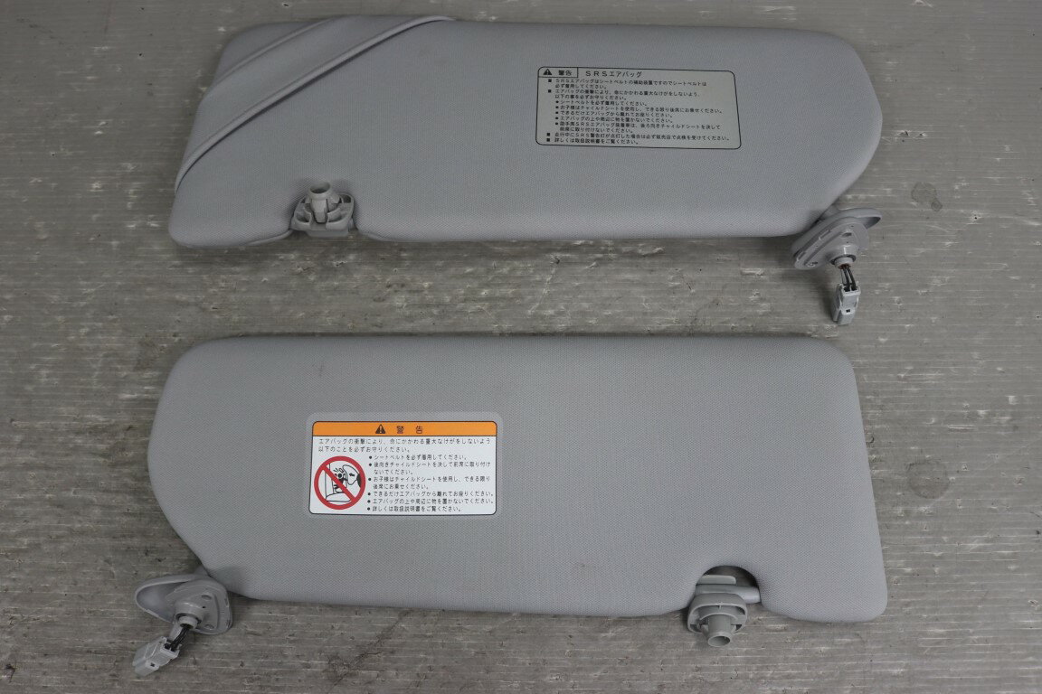 オデッセイ L 後期(RB1) 純正 サンバイザー バニティミラー付 左右セット 破損無 Honda ホンダ p059543..