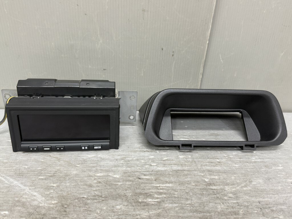 三菱 パジェロミニ リンクス(H58A) 純正OP マルチモニター マルチインフォメーション ベゼル付 MR343914 p059729 中古20251210