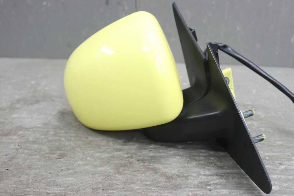 Rakuten - VW ニュービートル 2.0 右H 前期(9C 9CAQY) 純正 破損無 動作保証 右ドアミラー 電格 9P 9ピン LD1B 黄色系 イエロー系 サイドミラー p059745 中古20251210