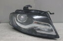 アウディ A4 アバント 1.8T(8KCDH 8K) 純正 AL 破損無 動作保証 右 ヘッドライト HID バラスト レベ付 キセノン ヘッドランプ 8K0...