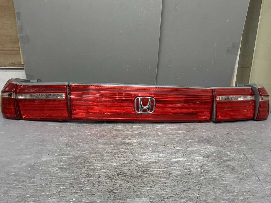 エリシオン プレステージ SG 前期(RR5) 純正 破損無 動作保証 テールランプ フィニッシャー 5点セット バックカメラ付 LED全点灯OK テールライト p059848 中古20251212