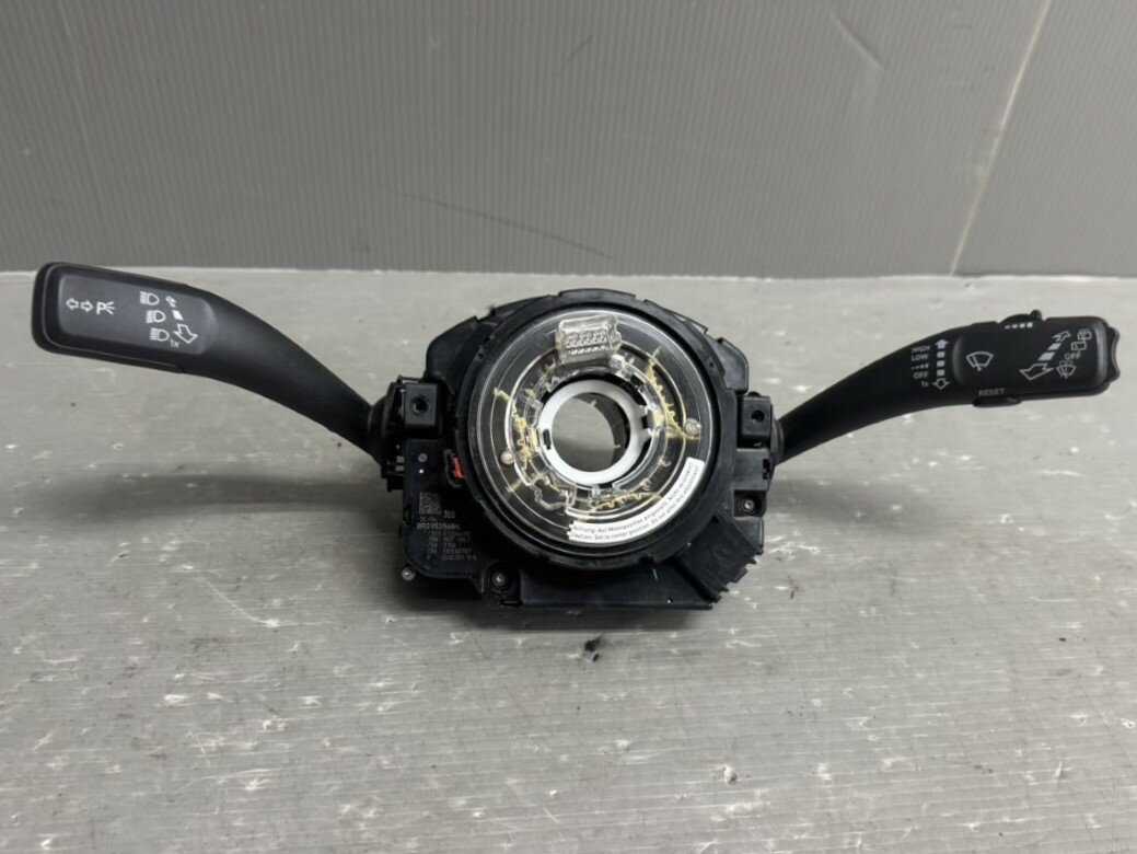 アウディ A4 アバント 2.0 S line TFSI 右H(8KCDNF 8K) 純正 破損無 動作保証 ディマースイッチ スパイラルケーブル コンビネーションスイッチ 間欠 p051321 中古20241219