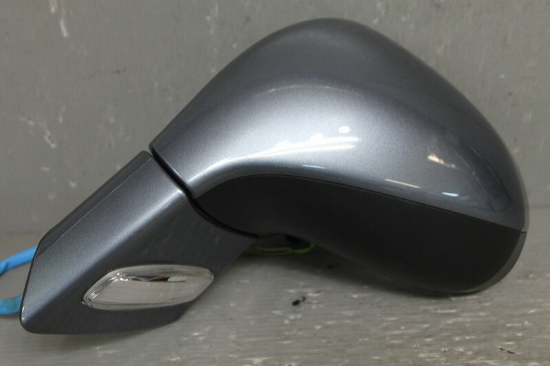 プジョー 308 右H (T75 T75FT) 純正 左 ドアミラー 電格 6P＋2P 6ピン＋2ピン ウィンカー ガンメタ p04..