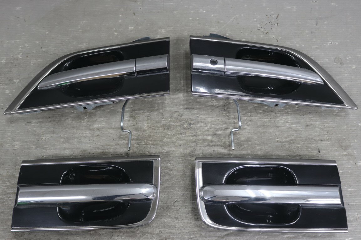 エリシオン プレステージ(RR5) 純正 破損無 アウターハンドル 4点セット 黒系 ブラック系 p059963 中古20251220