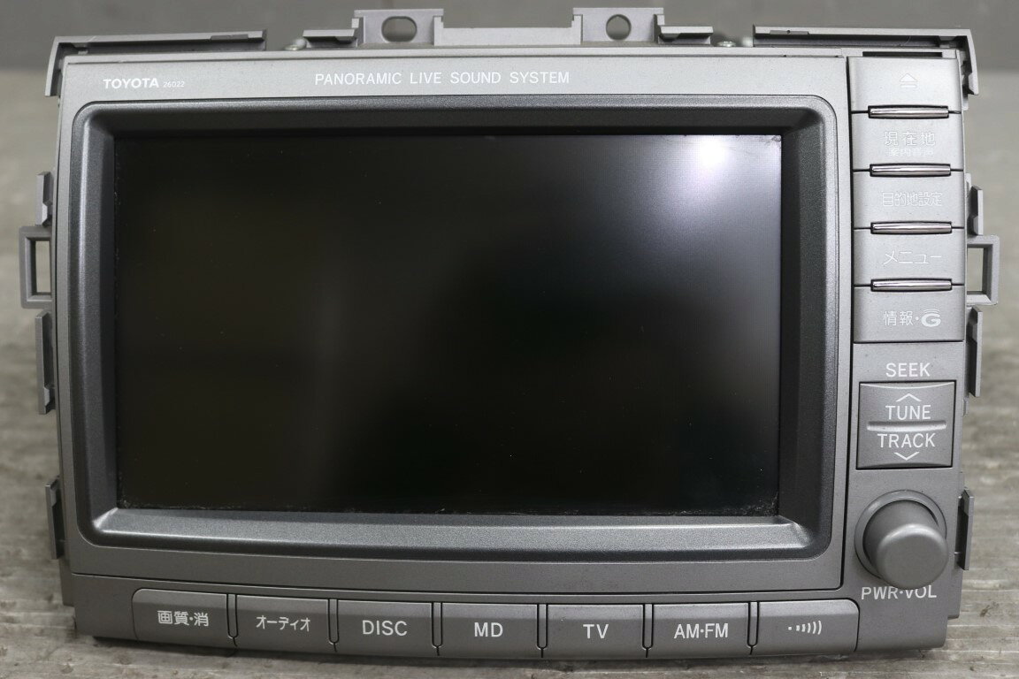 エスティマ G 前期(GSR50) 純正 フジツーテン 破損無 動作保証 HDDナビ ナビユニット カーナビ マルチモニター 地図2006年 86100-28020 p059985 中古20251220