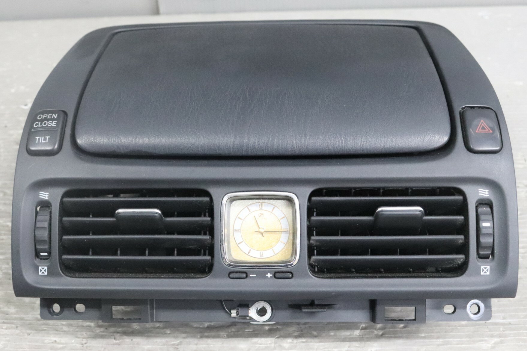 プログレ NC300 後期(JCG11 JCG10) 純正 破損無 動作保証 マルチナビモニター ポップアップモニター 時計 エアコン吹出口付 p051498 中古20241226