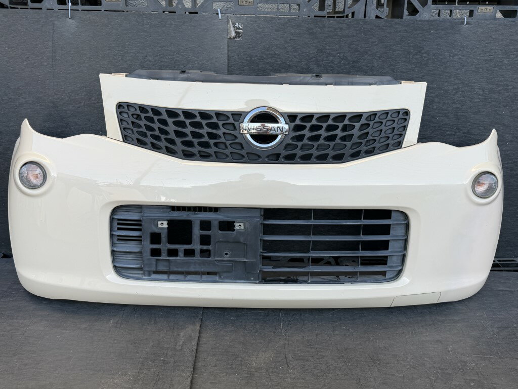 日産 モコ S 前期(MG33S) 純正 破損無 フロントバンパー グリル付 ZGF 71771-50MA p060096 中古20251224