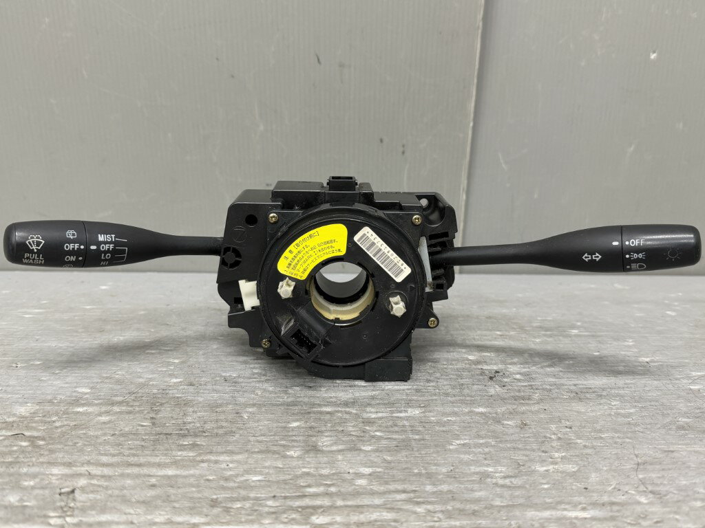 サンバー バン(TV2) 純正 破損無 動作保証 スパイラルケーブル ディマースイッチ ライトスイッチ ワイパースイッチ p060186 中古20251229