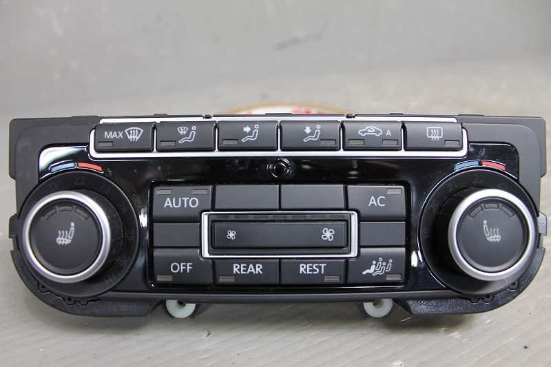 VW シャラン TSI ハイライン BMT 右H (7NCAV 7N) 純正 フロント エアコン スイッチ パネル 5K0 907 044 FL p043355 中古20240226
