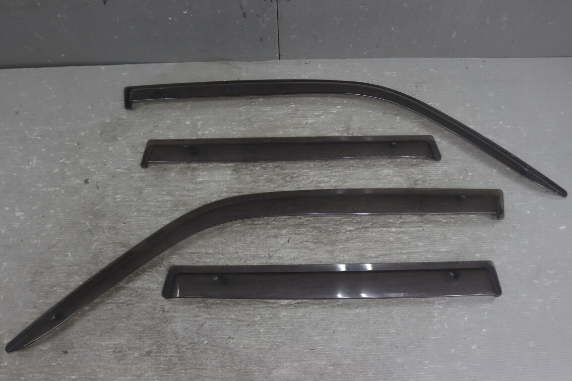 スバル プレオ Lプラスパッケージ2(RA1 RA1DL3N GXH R13) 純正 ドアバイザー 金具付 1台分セット 破損無 サイドバイザー Subaru p060192 中古20260105