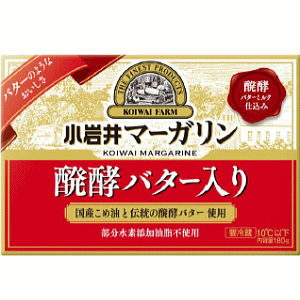 小岩井マーガリン醗酵バター入り　180g×【1個】