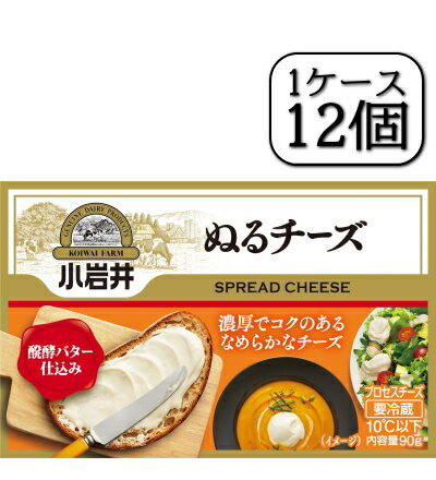 小岩井ぬるチーズ 90g×【12個セット(1ケース)】