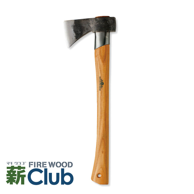 グレンスフォシュ・ブルーク アウトドアアックス 425 スウェーデン鋼の頑強な斧。製作者のイニシャル刻印入り。サバイバル熟練者と熟練斧職人とのコラボレーション斧。小径木の薪割りも可能な小型の万能斧 片手用通販格安セール情報 楽天 通販