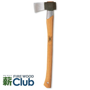 グレンスフォシュ・ブルーク 小型薪割り 441 スウェーデン鋼の頑強な薪割り用斧。製作者の刻印入り。本格的な薪割りに対応できます。女性にも使いやすいサイズ スモールスプリッティング アックス