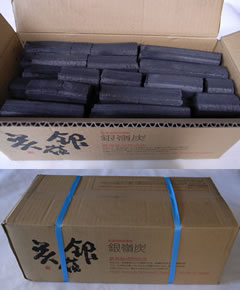 銀嶺炭 特級 10kg 超硬質のオガ炭で、全国の焼肉店などでも採用されています。備長炭と同等以上の火力と火持ちが自慢です。通販格安セール情報 楽天 通販